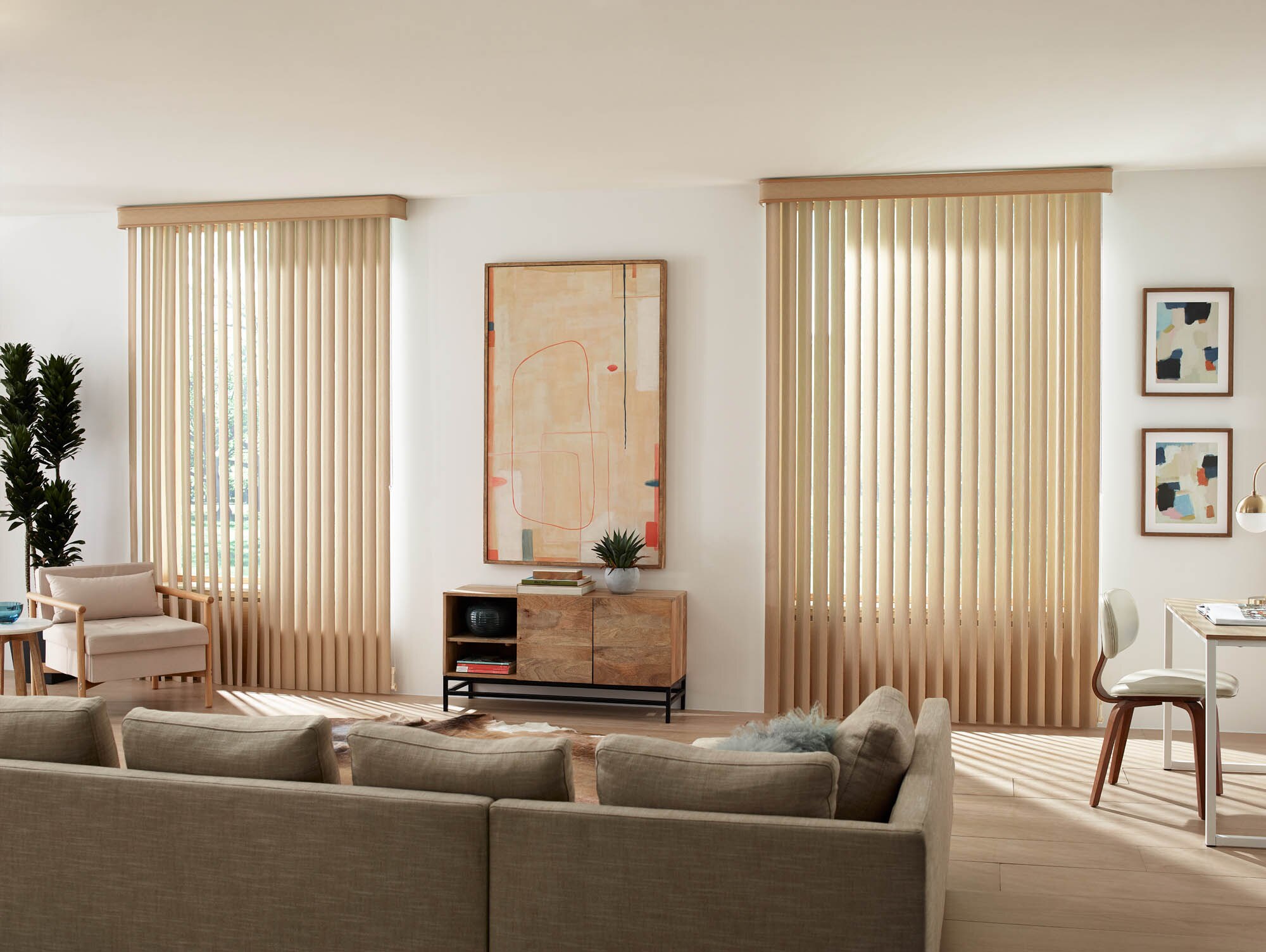 SouthSeas S Curved PVC Vertical Blind