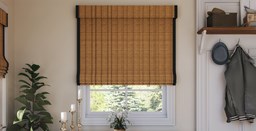 Classic Blackout Woven Wood Shades