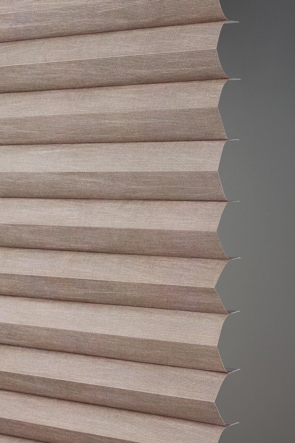 Privacy Shades No Holes Pleated Shade