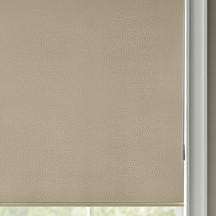 Color: Paramount Dove; Lift: Motorized Wand; Headrail: Cassette Valance; Bottom Rail: External Hem Bar