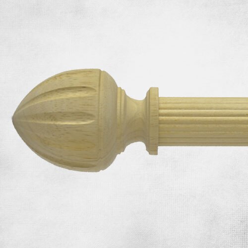 1 3/8 Inch Custom Wood Drapery Hardware