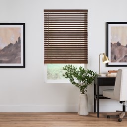 Alternate image for Cordless 2 Inch Faux Wood Blinds