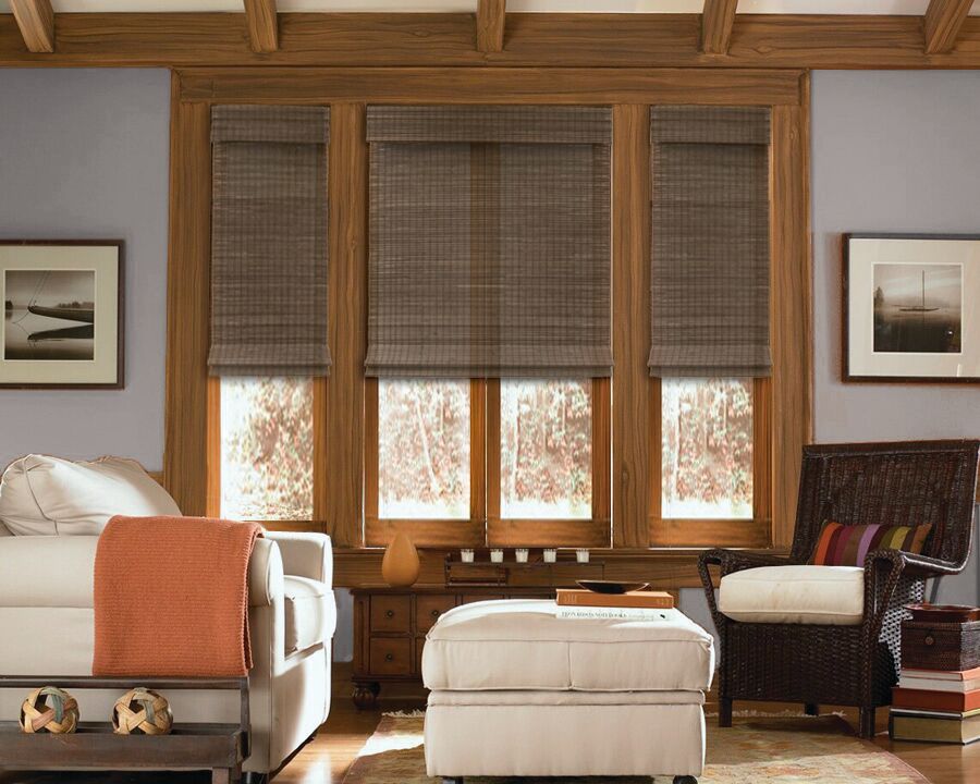 Cordless Woven Wood Shades