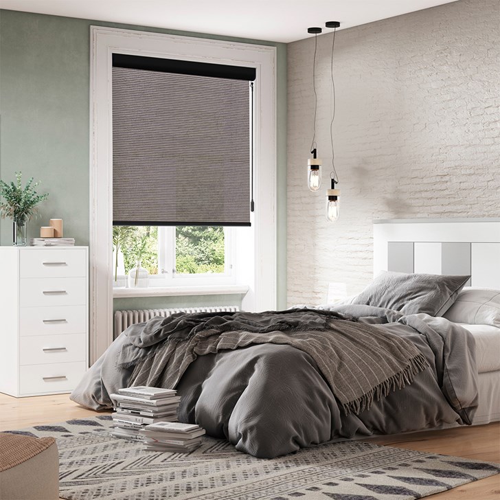 Color: Sansa Mesh; Lift: Motorized - Wand Motor