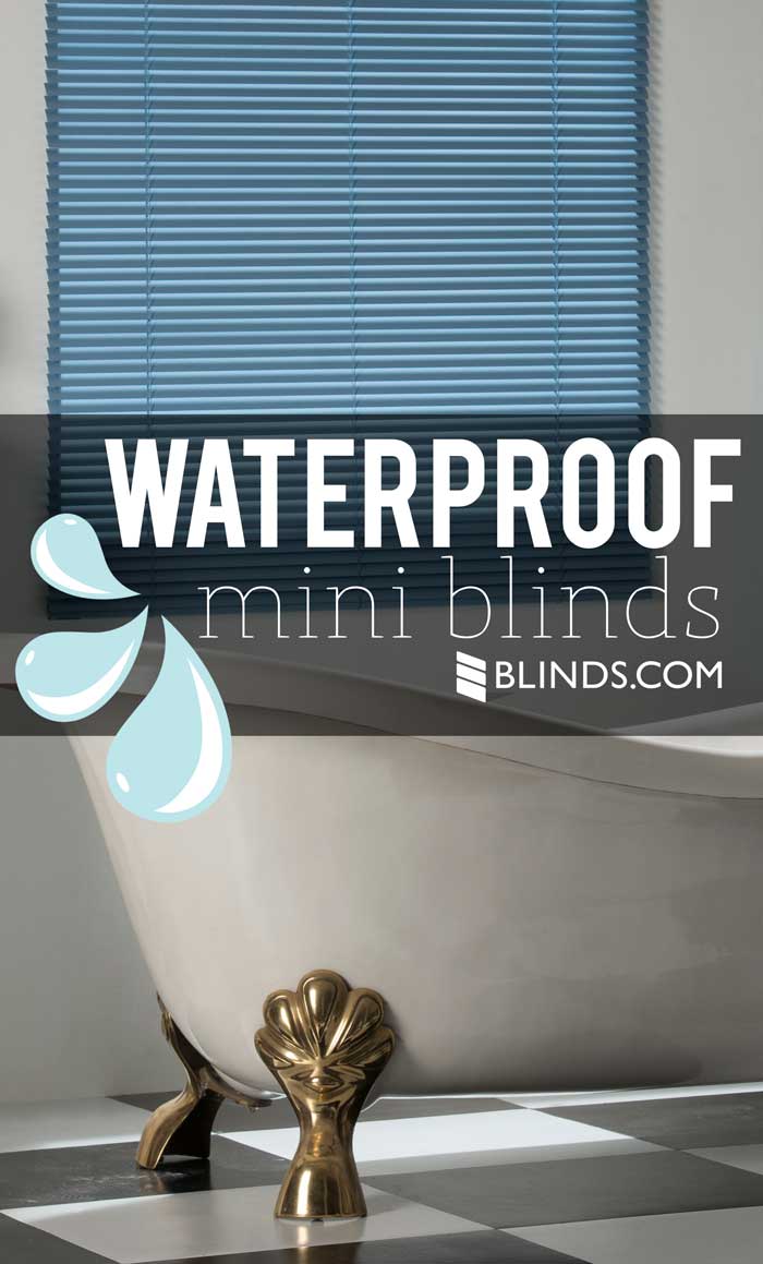 Waterproof Mini Blinds The Rubber Ducky Of Window Treatments Waterproof Mini Blinds The Rubber Ducky Of Window Treatments Finishing Touch