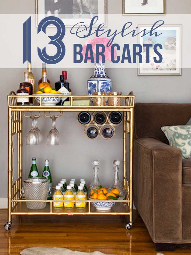 13 Stylish Bar Carts The Finishing Touch