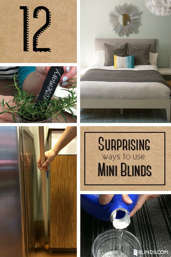 12 Surprising Ways to Use Old Mini Blinds The Finishing Touch