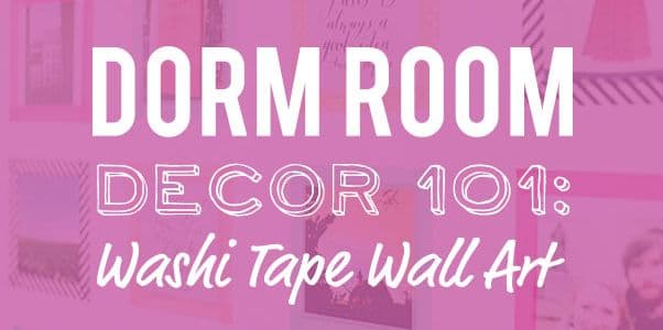 dorm room decor 101 washi tape wall art blinds com
