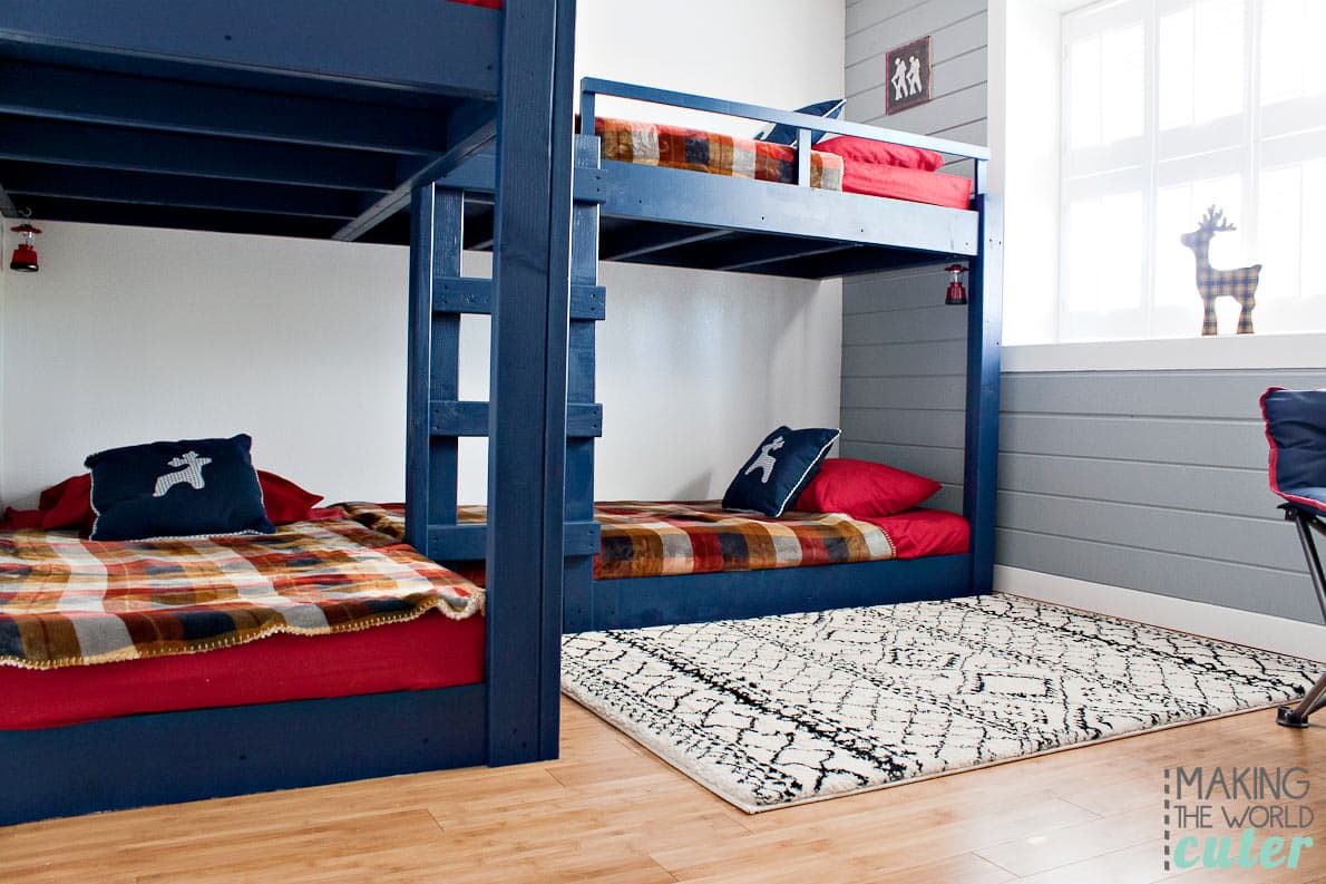 Cozy Cottage Bunk Bedroom Makeover With Simplicity Shutters The Cozy Cottage Bunk Bedroom Makeover With Simplicity Shutters The Blinds Com Blog