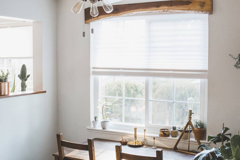 Honeycomb Curtains The Finishing Touch Eclectic Denver Bungalow Gets Crisp Cellular Shades