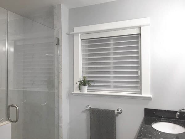 Automated Window Coverings The Finishing Touch Perfect Bathroom Privacy With Radiance Sheer Shades