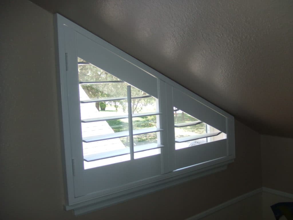 Angle Top, Angle Bottom and Triangle Window Treatments