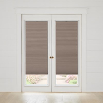 French Door Blackout Cellular Shades, Blackout Shades For Sliding Doors
