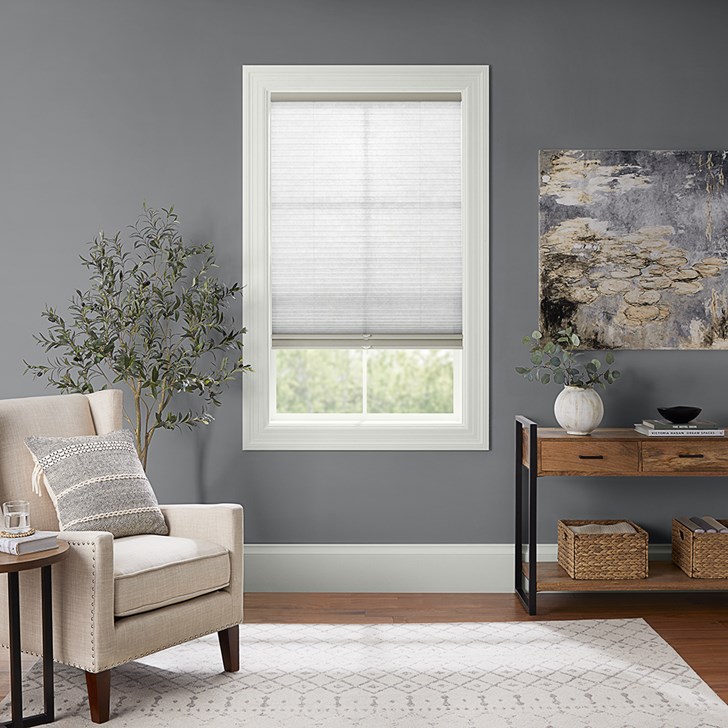 Color: Dove Grey; Lift: Cordless; Light Control: Day/Night