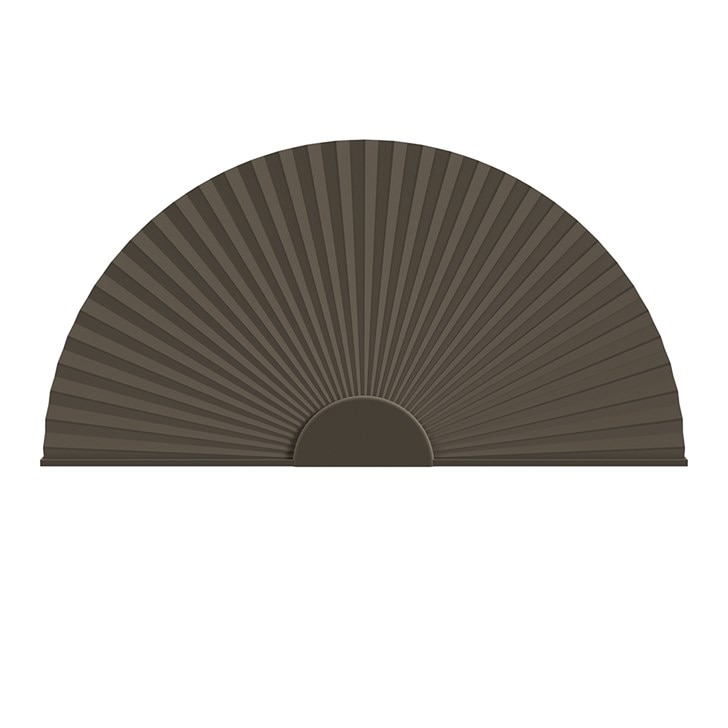 Blackout Cellular Arch in the Dark Chocolate color.