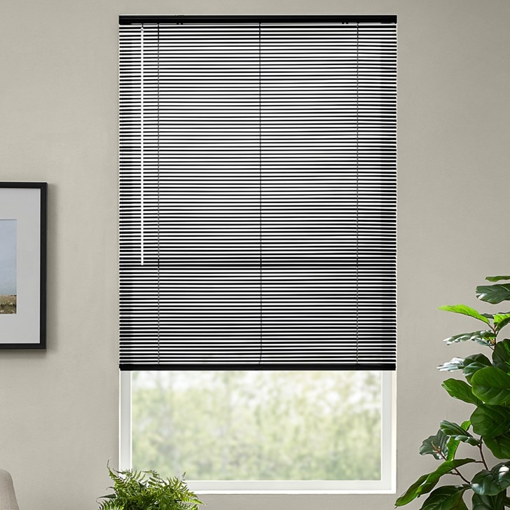 Color: Raven 5012; Lift: Cordless