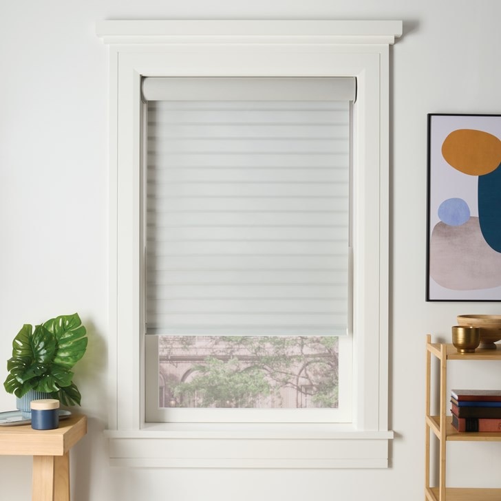 Color: Grafton Starstruck; Fold Style: Sheer Shade; Lift: Cordless