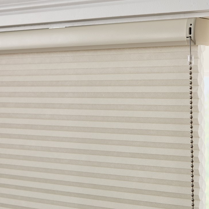 Color: Sand DCLF002; Cell Size: 3/8 Inch; Lift: Motorized