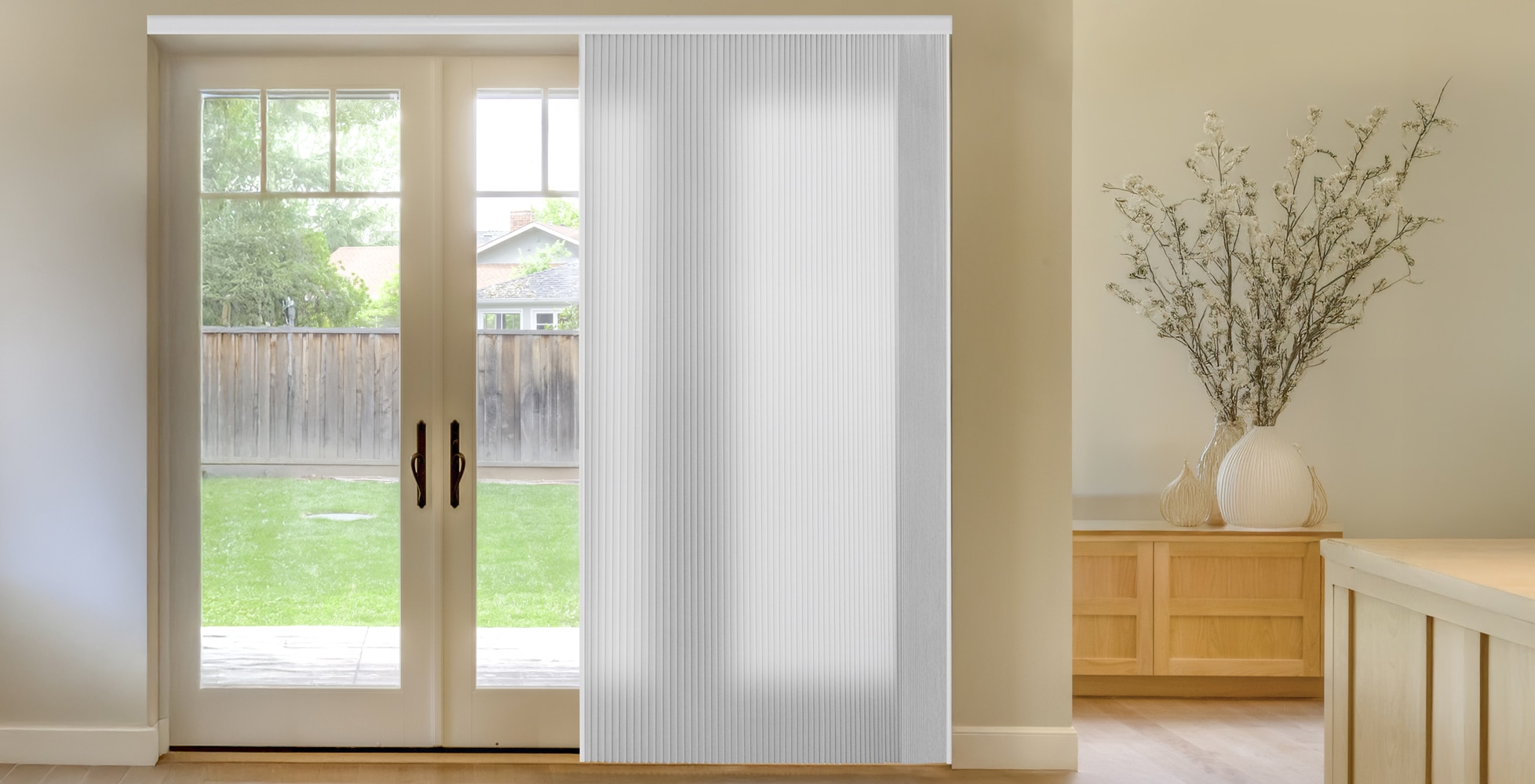 Light Filtering Vertical Cellular Shades