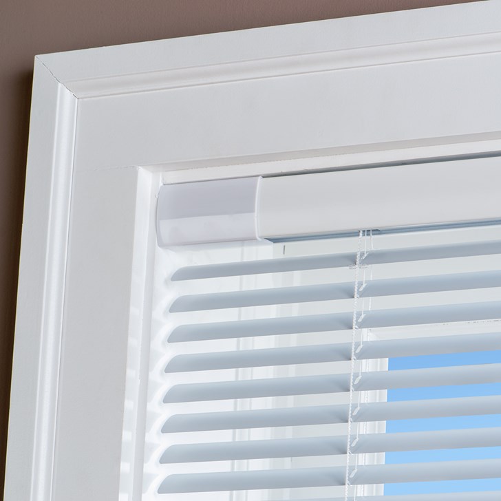 Color: White B25103; Lift: Cordless; Installation: No Drill
