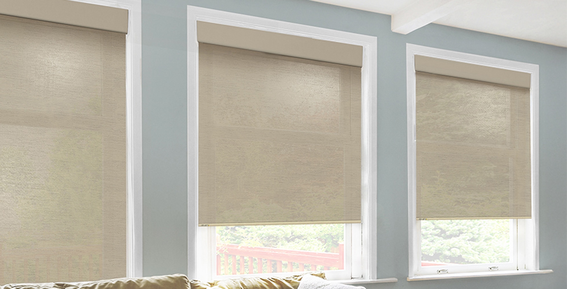 Designer Light Filtering Roller Shades