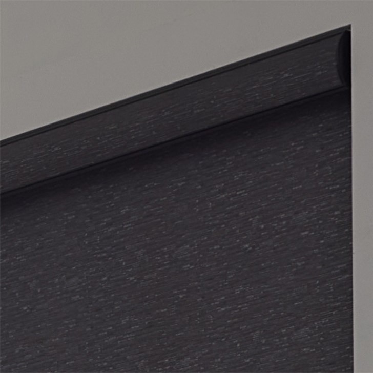 Color: Toulouse Charcoal; Headrail: Cassette Valance