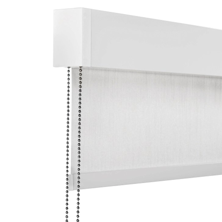 Square Cassette Valance - White color