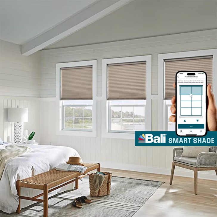 Bali Smart Shade - Single Cell Cellular Shades with Cordless Lift