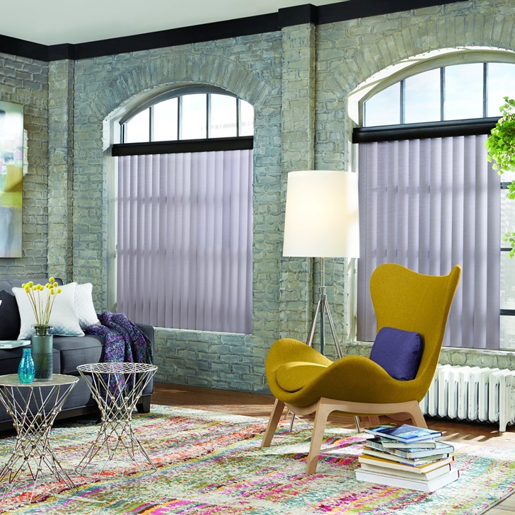 Color: Estate Frosted Grape 6800 with 3" Standard Wood Valance: Koala 1761