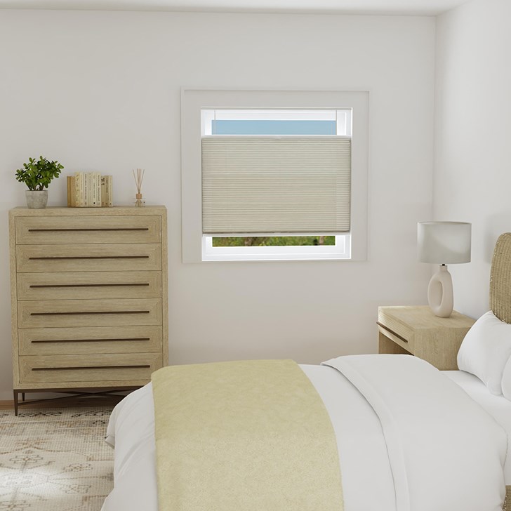 Color: Twisted Rope; Lift: Top Down Bottom Up; Cell Size: 1/2 Inch Double