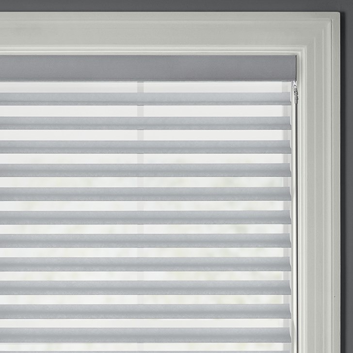 Color: Light Charcoal S70PN821; Lift: Motorized Wand in the Grey color; Headrail: Fabric Wrapped Cassette