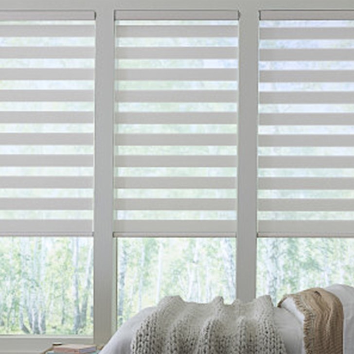 Color: Brighton Brushed Silver Light Filtering