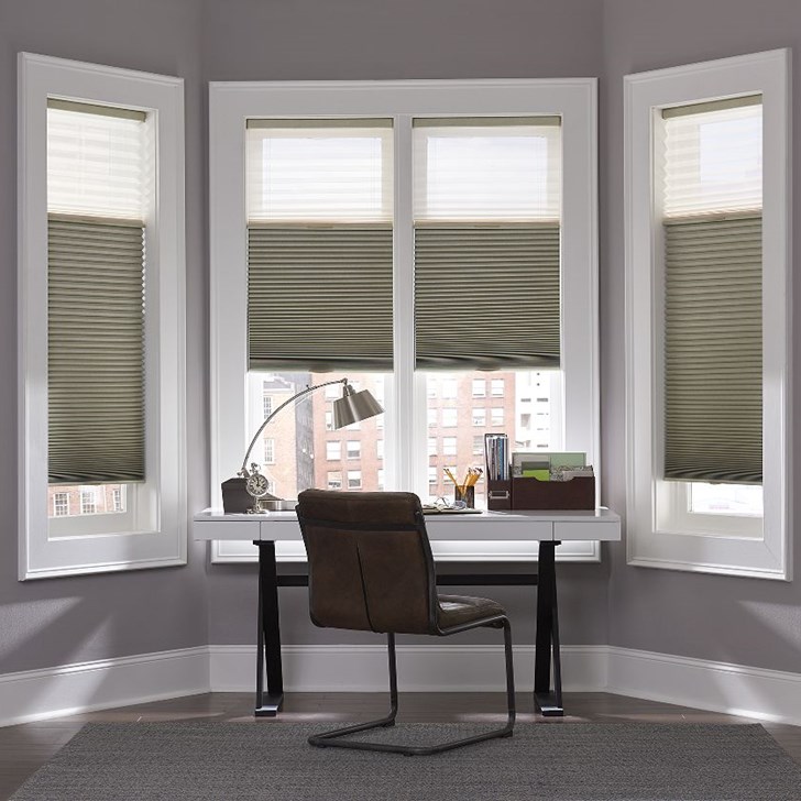 Try the Cordless and Trilight options for a sleek window treatment and added light control. Color: Garden SBB-710 with Trilight Ivory W203.