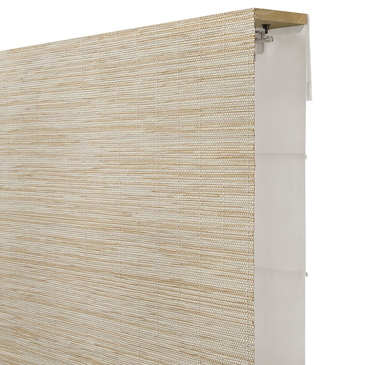 Color: Emerson Natural ZW21C; Lift: Cordless Bottom Up; Light Control: Movable Light Filtering Liner; Headrail: No Valance