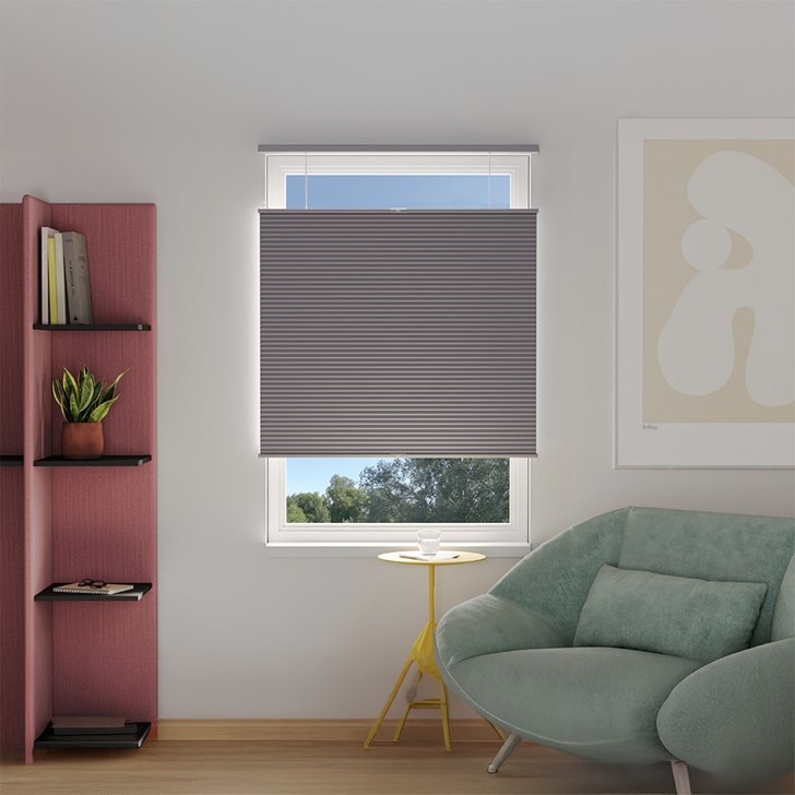 Color: 1/2 Inch Single Cell Steel; Lift and Light Control: Top Down Bottom Up