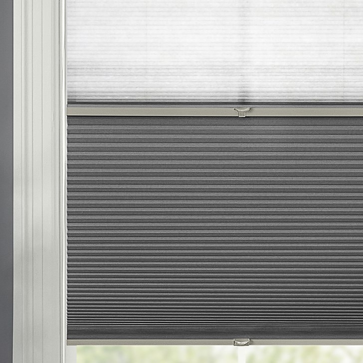 Color: Dove Grey; Lift: Cordless; Light Control: Day/Night