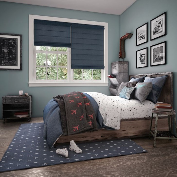 Shown in color Designer Textures Blue (flat fold)