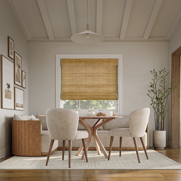 Color: Creamed Wheat; Liner: Light Filtering in Flax