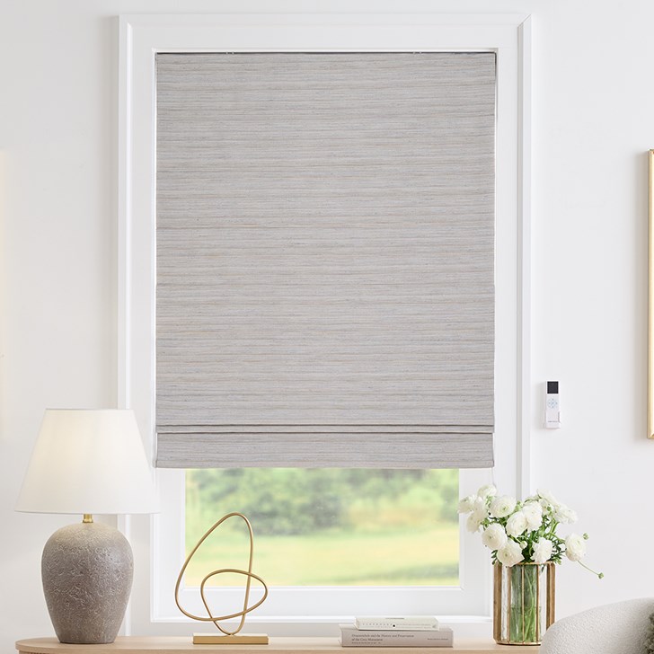 Color: Milan Acacia SW263; Fold: Classic with Seams; Liner: Blackout; Banding: None