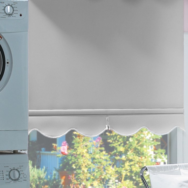 The Bali Roller Shade is available in a variety of opacity levels, fabric styles, colors and options. Color: Basics Classic White 60001