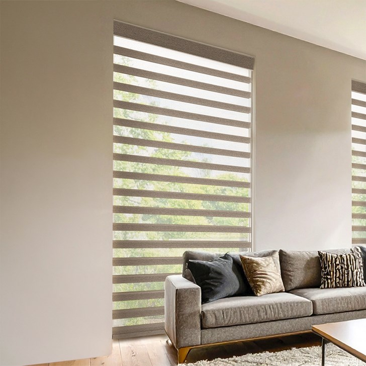 Color: Palm; Lift: Motorized; Opacity: Room Darkening