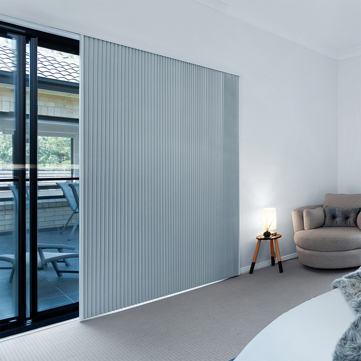 Designer Blackout Vertical Cellular Shades