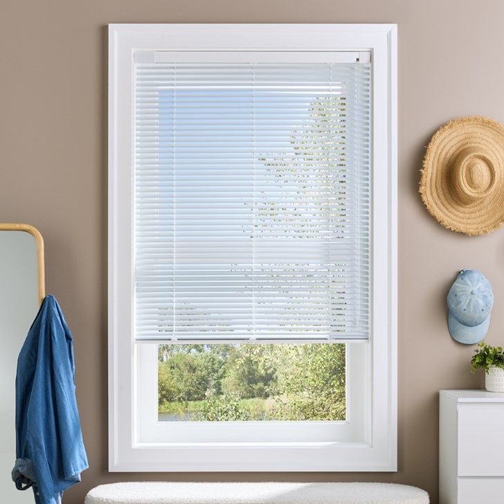 Color: White B25103; Installation: No Drill; Lift: Cordless