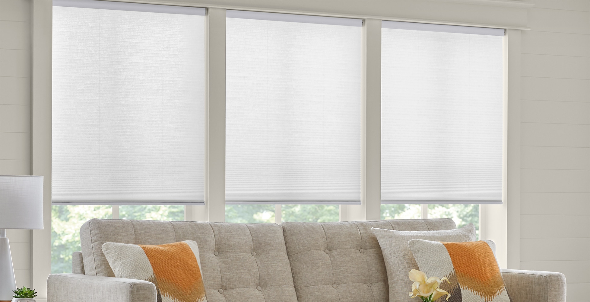 Motorized Light Filtering Cellular Shades