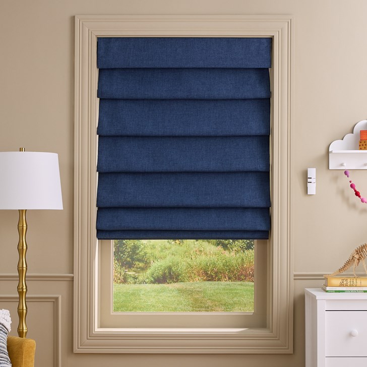 Color: Alba Knight BC FRS-009; Lift: Motorized; Control: Multi Channel Wall Switch; Fold Style: Hobbled; Liner: Ivory Blackout; Valance: 6 In Fabric