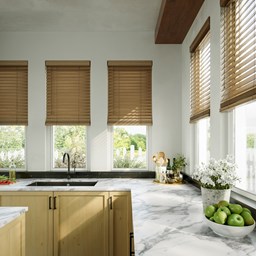 Alternate image for Premium Cordless 2 Inch Faux Wood Blinds