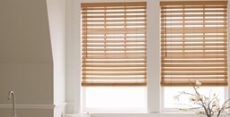 Premium Cordless 2 1/2 Inch Faux Wood Blinds