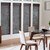 Thumbnail - Cordless woven wood shades with no liner. Color: Biscayne Charcoal D15-17