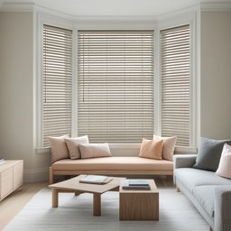 Alternate image for Cordless Privacy Faux Wood Blinds