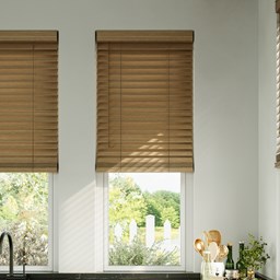 Premium Cordless 2 Inch Faux Wood Blinds